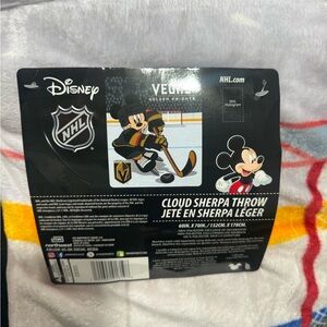 Disney NHL Mickey Mouse Sherpa Throw Blanket